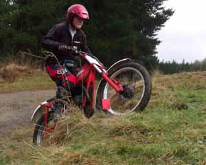 Greendale Classic Trials Peter Barnett. Fantic